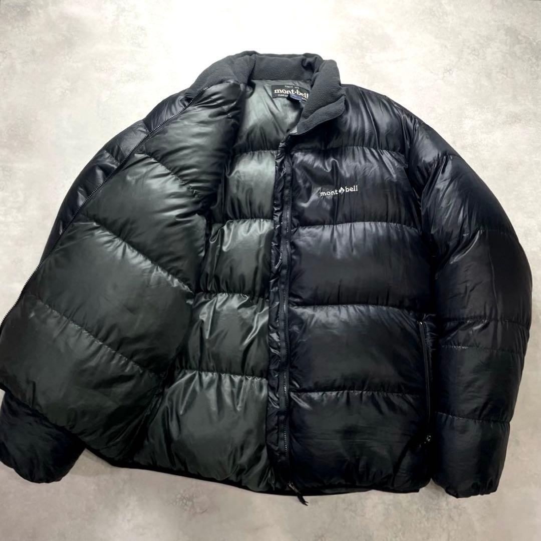 希少XL✨モンベル ライトアルパインダウンジャケット 黒ブラック 800FP 美品 モンベル ライトアルパインダウンジャケット 肉厚 800FP ダウン90