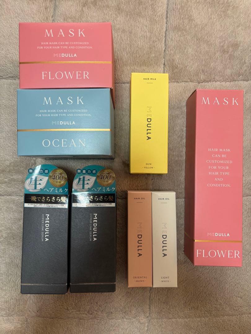 MEDULLA W102 FLOWER & R102 OCEAN セット ましろちゃんが紹介してくれたMEDULLAさんのシャンプーセットが届き