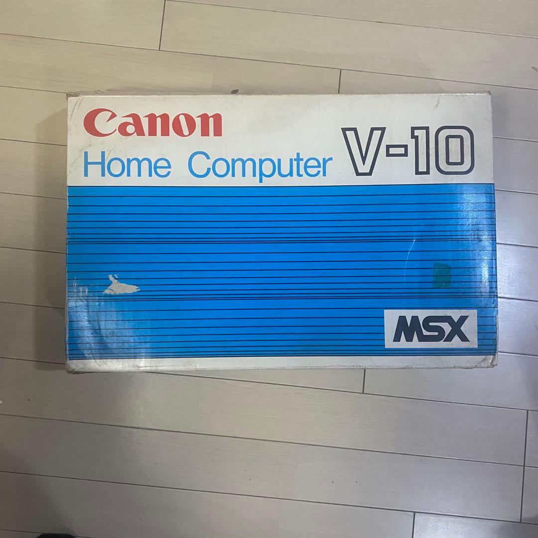 レア希少】MSX Canon V10 コンピューター(起動確認済/解説書付属