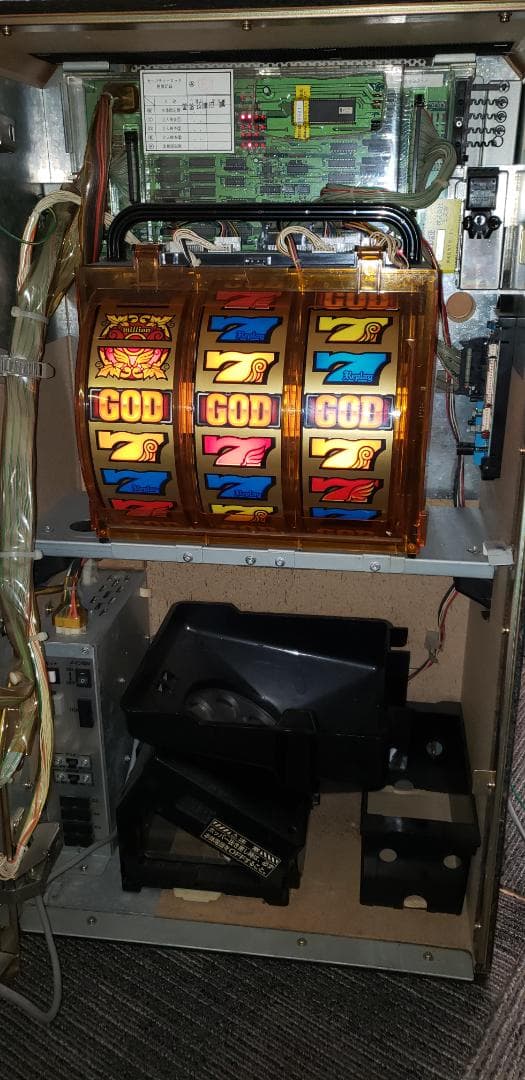 ♪パチスロ実機 4号機 ミズホ ミリオンゴッド コイン不要機付き♪