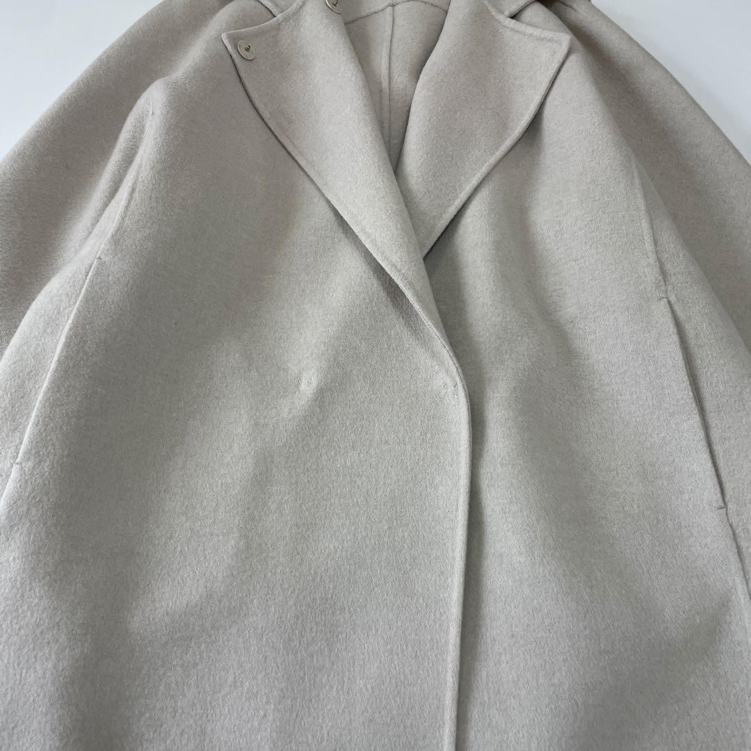 美品♡ ボールジィ プレミアムウール リバーフーデットコート ベージュ