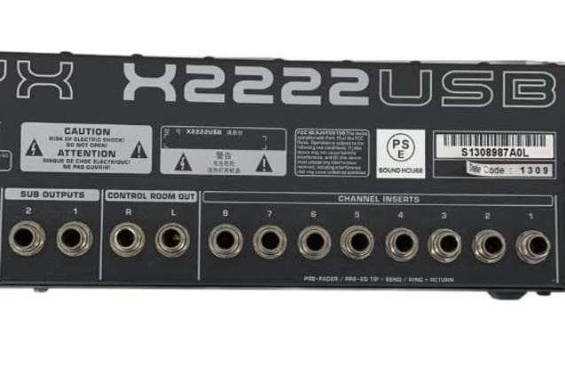 BEHRINGER XENYX X2222USB アナログミキサー ジャンク - メルカリ