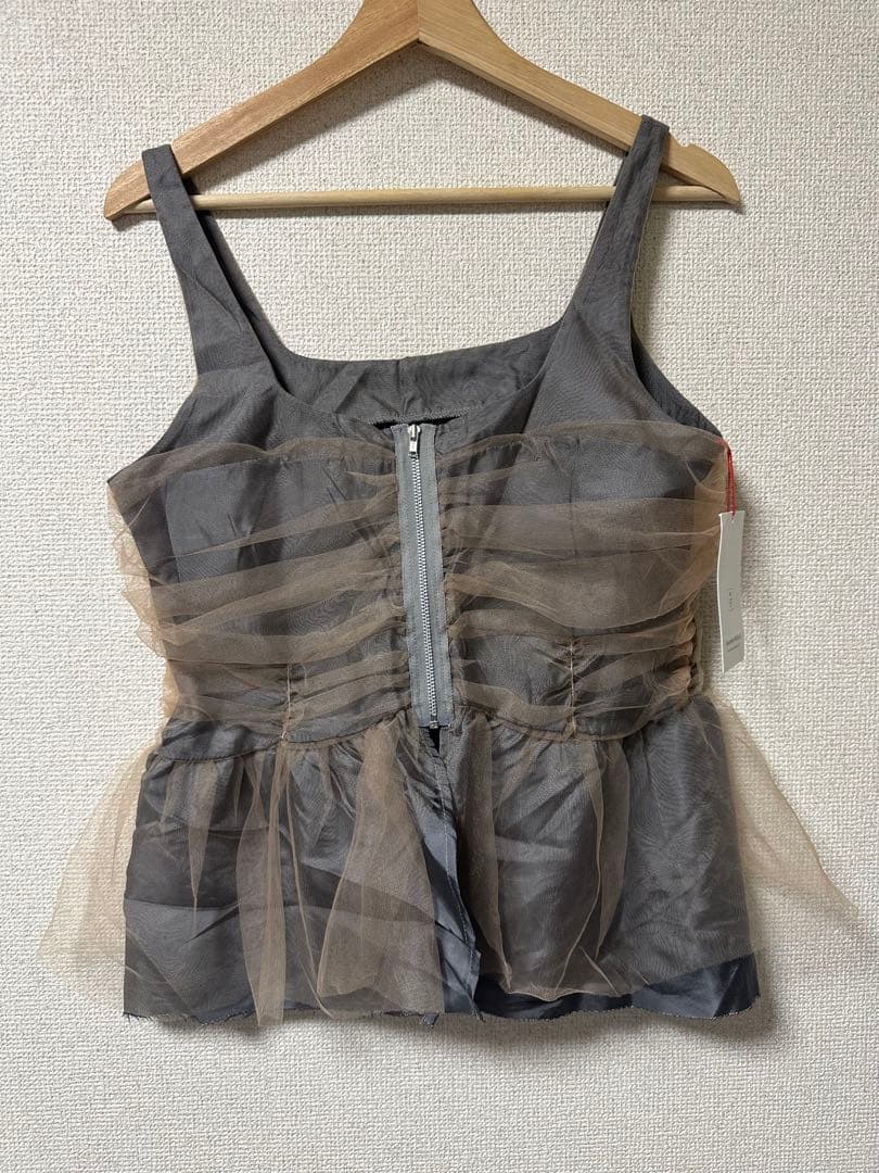 MAISON SPECIAL チュール　ビスチェ　キャミ each alchemist キャミソール チュールビスチェキャミ : ZOZOTOWN