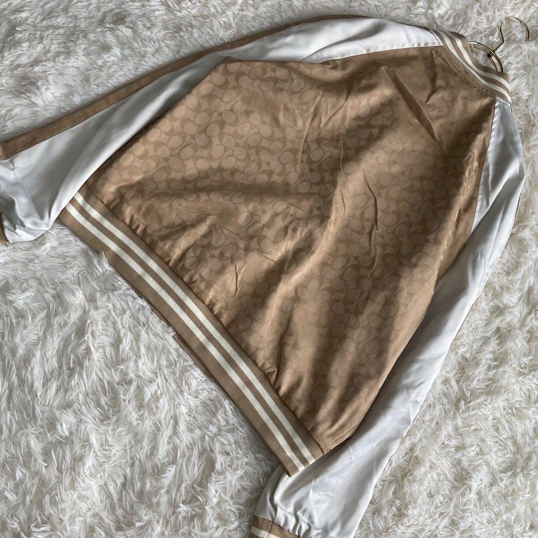 《美品》COACH リバーシブル スタジャン ベージュ カジュアル 2way