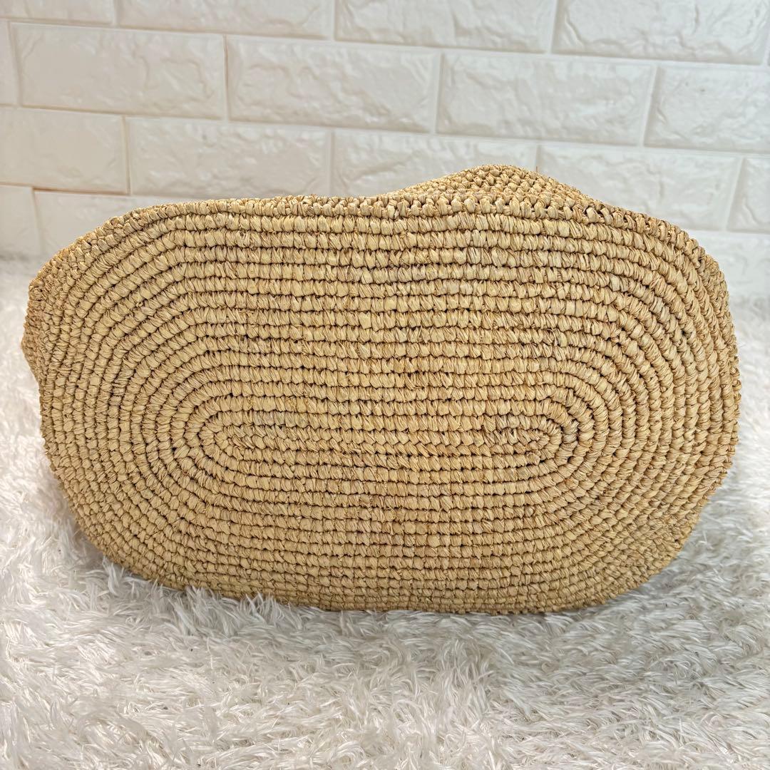 新品未使用品♪ HEIDI KLEIN ラフィアバッグ カゴバッグ フリンジ付き