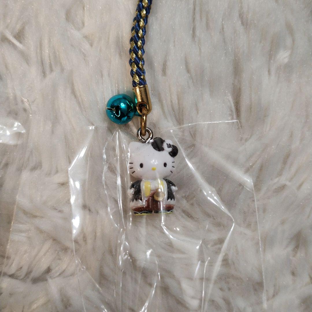 ご当地キティ 京都限定 近藤勇 坂本龍馬 根付ストラップ2つセット 希少