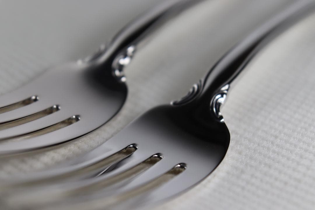 アメリカ□TOWLE社□スターリング製ディナーフォーク2本セット□とても