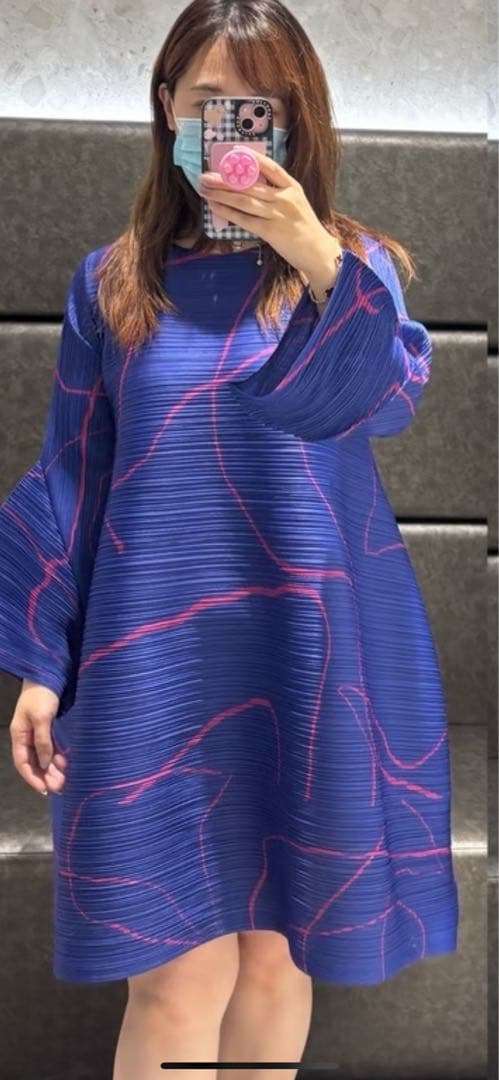 pium ピウム クロステープバイカラーティアードワンピース セットアップ