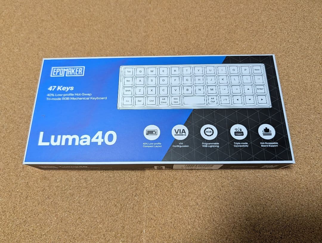 Epomaker Luma40 47キー メカニカルキーボード - メルカリ