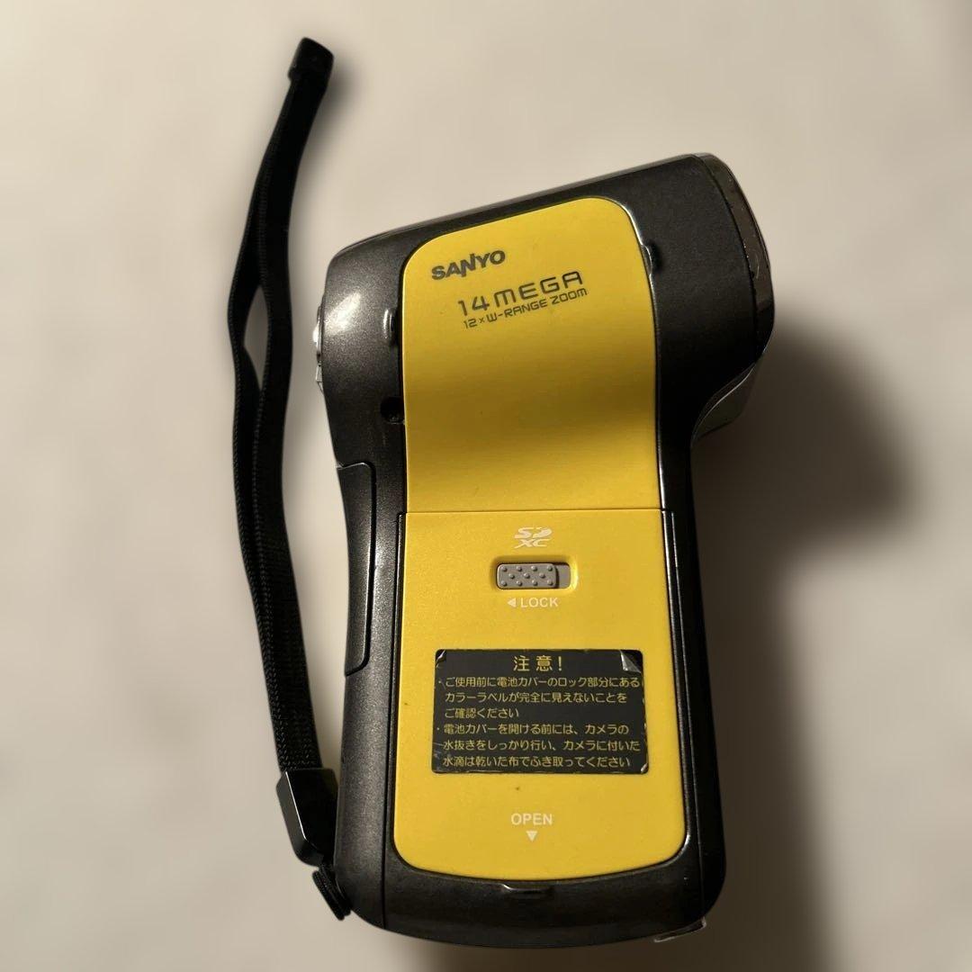 SANYO Xacti フルHD ビデオカメライエロー 防水 ヨドバシ.com - サンヨー SANYO Xacti(ザクティ) 防水対応フル