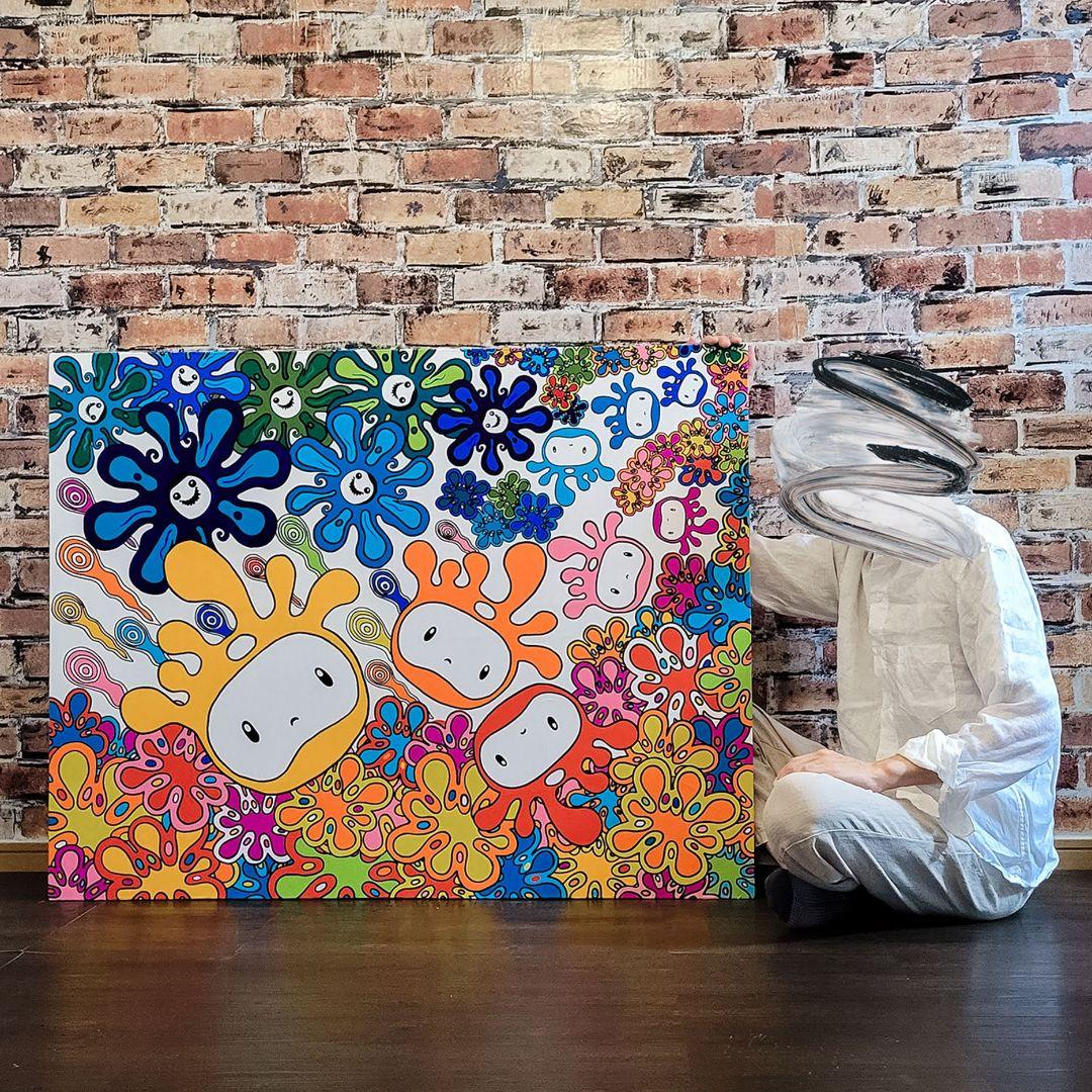 ☆鈴木哲也☆F50(1167×910mm)アクリル原画☆送料無料#0072