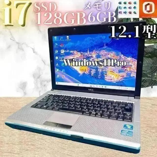 【在庫処分SALE‼】【Office付‼】★i7搭載◎12.1型/NECノート★ NEC ノートパソコン VKシリーズ□高性能第4世代Core i7/メモリ8GB