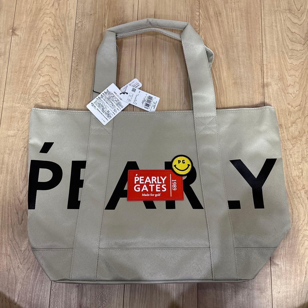 新品未使用　PEARLY GATES ゴルフバッグ　ボストンバック PEARLY GATES（パーリーゲイツ） 2WAYボストンバッグ ネイビー×白