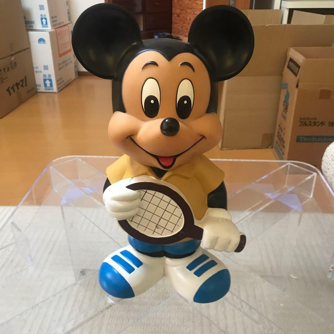 三菱銀行　貯金箱　ミッキー　約36センチ 三菱銀行 ミッキーマウス ソフビ 貯金箱 販売・買取