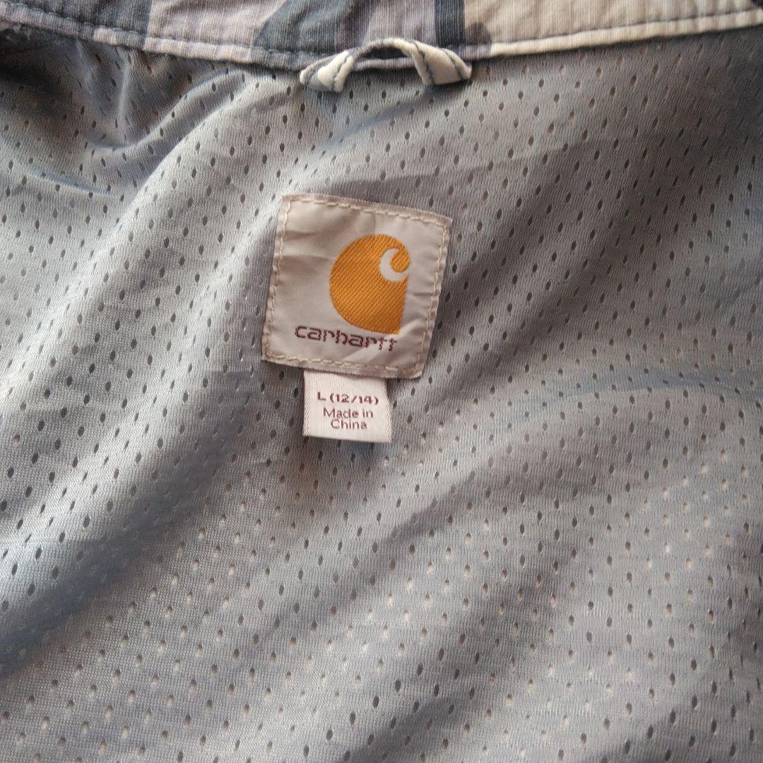 Carhartt カモフラージュ ベスト Lサイズ - メルカリ