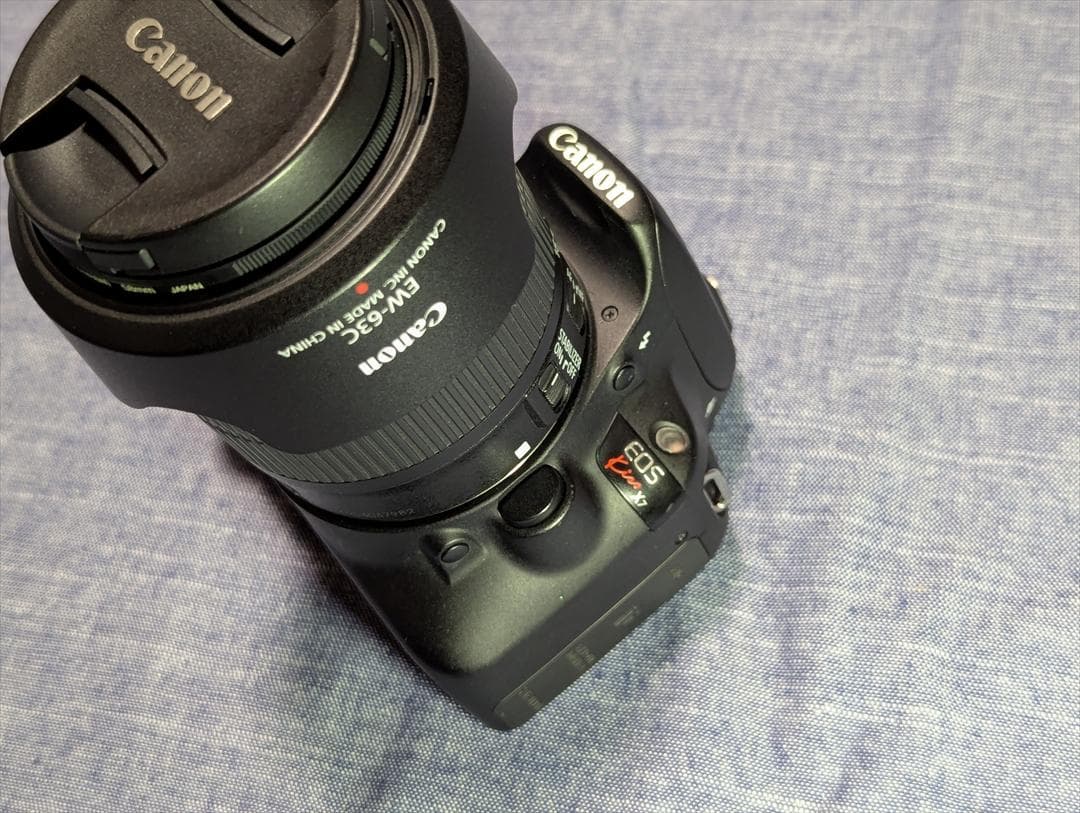 EOS Kiss X7 ダブルズームキット 予備バッテリー レンズフードフィルタ