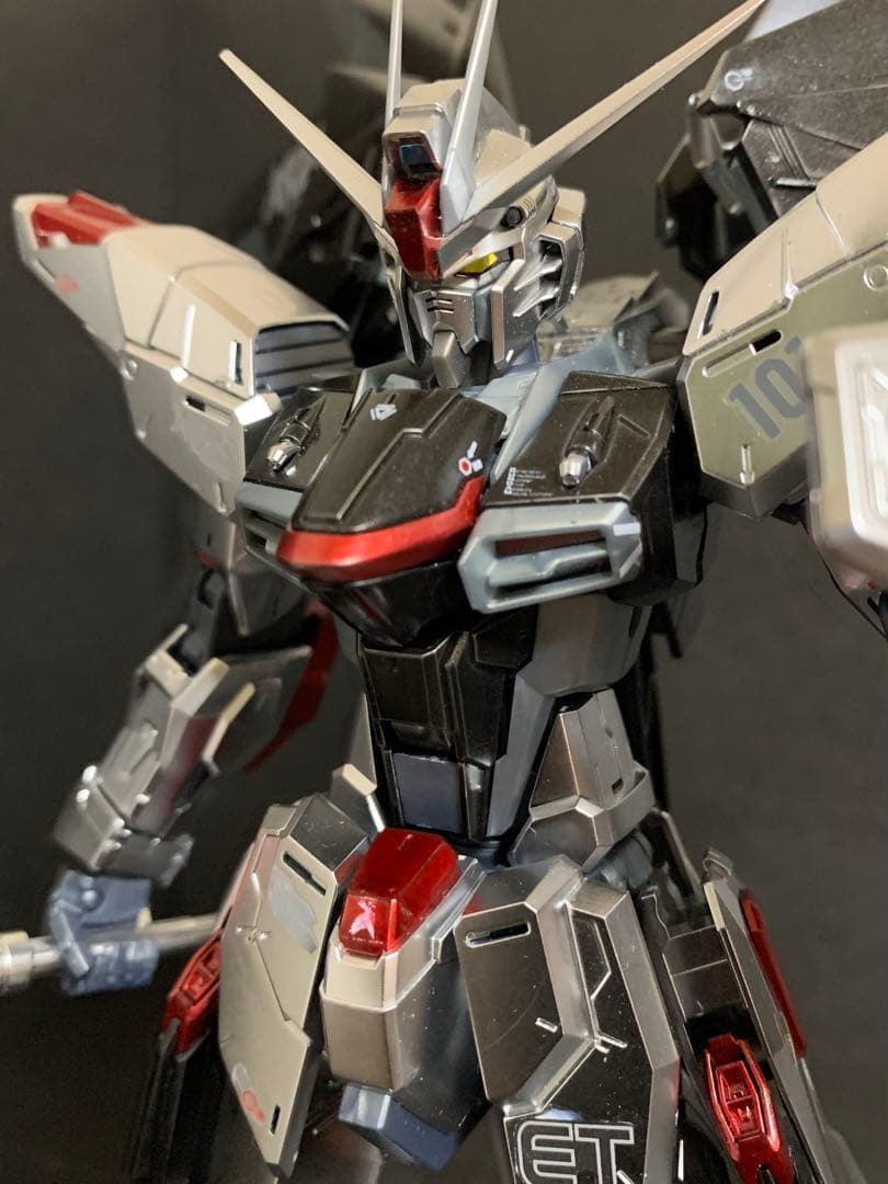 MGフリーダムVer.2.0シルバーコーティング 部分塗装 完成品 値引交渉可