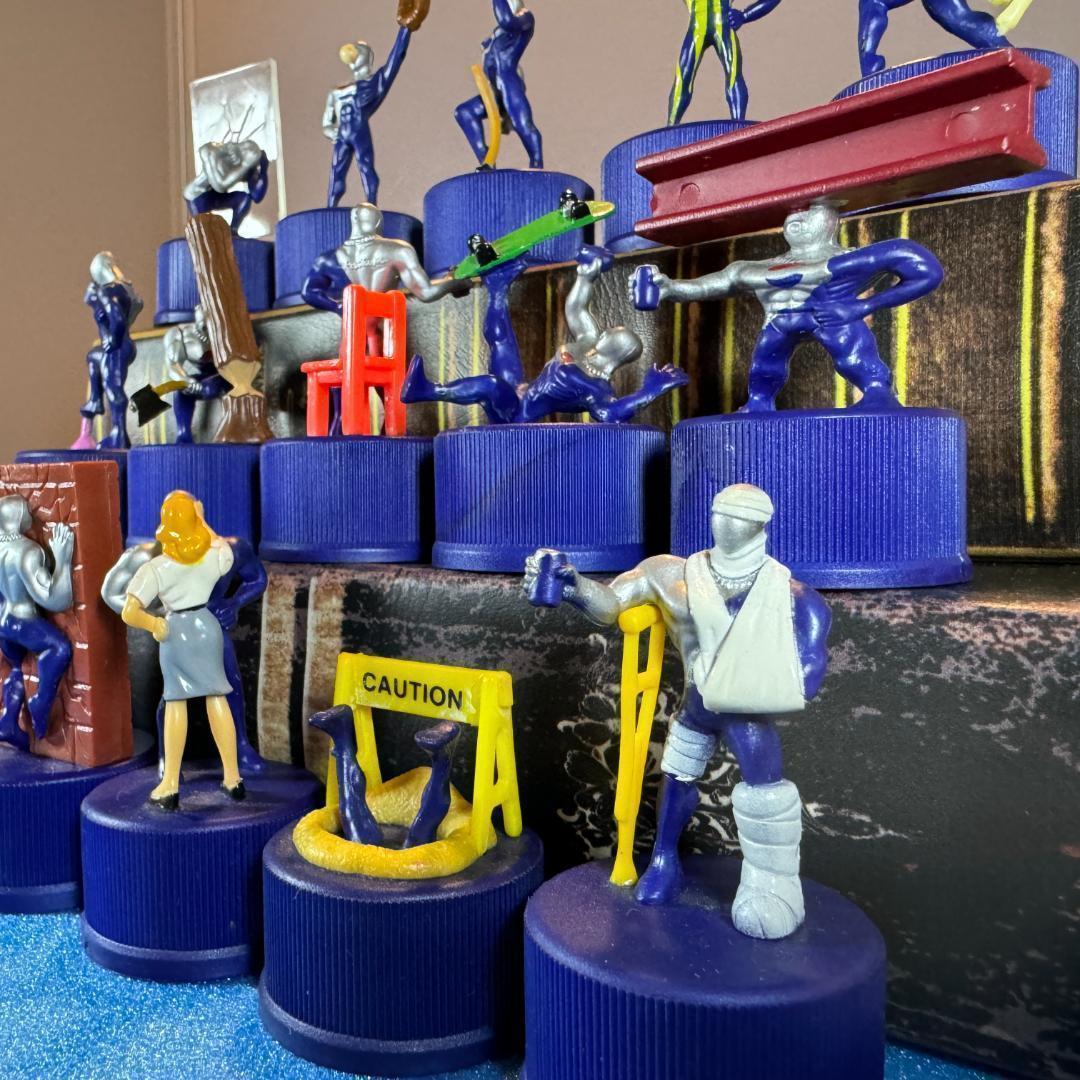 コンプリート ペプシマンキャップ 第1弾 ~ 第5弾全種 PEPSI【1998