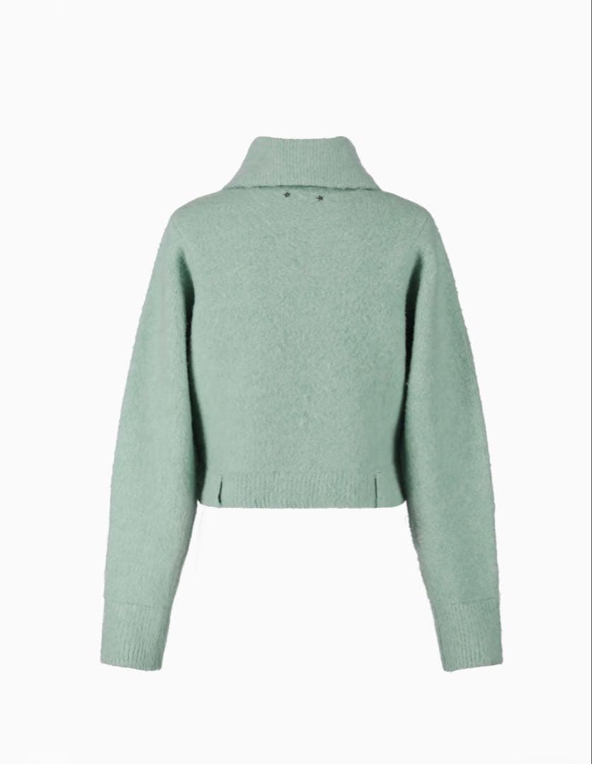 bibiy BIBIY. MOHAIR CARDIGAN/GREEN - メルカリ