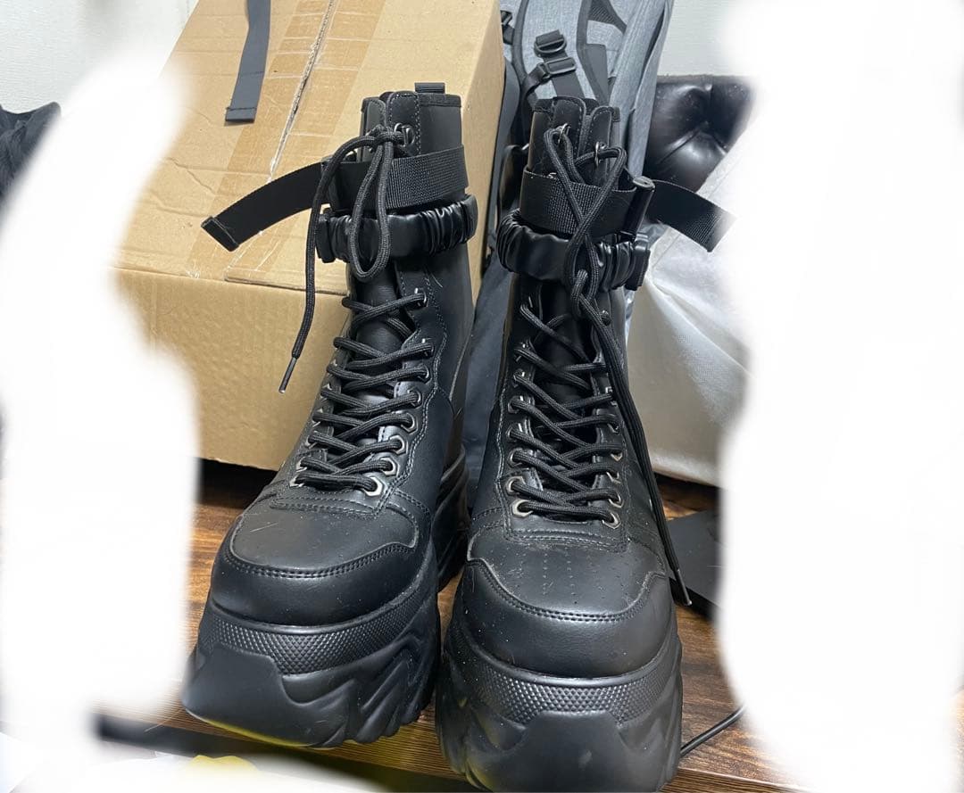 22cmヒール厚底 コスプレブーツ 男装コスプレ - メルカリ