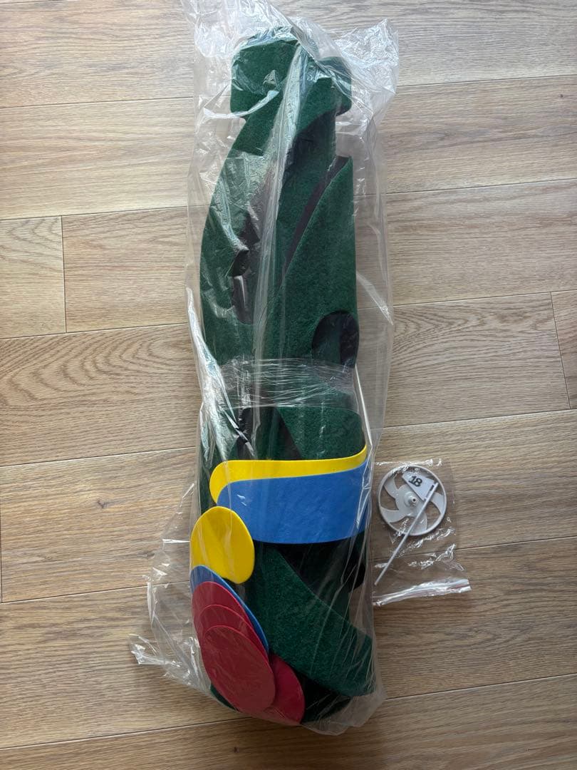 【新品未使用】ゴルフ　2.74M ロングマット　パター練習　傾斜　フラッグ付き