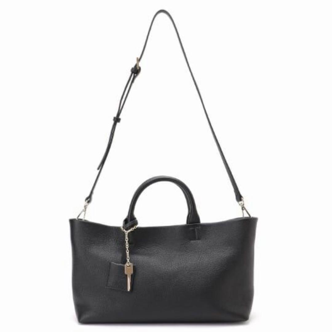 slobe iena スローブイエナ レザートートバッグ ブラック - メルカリ