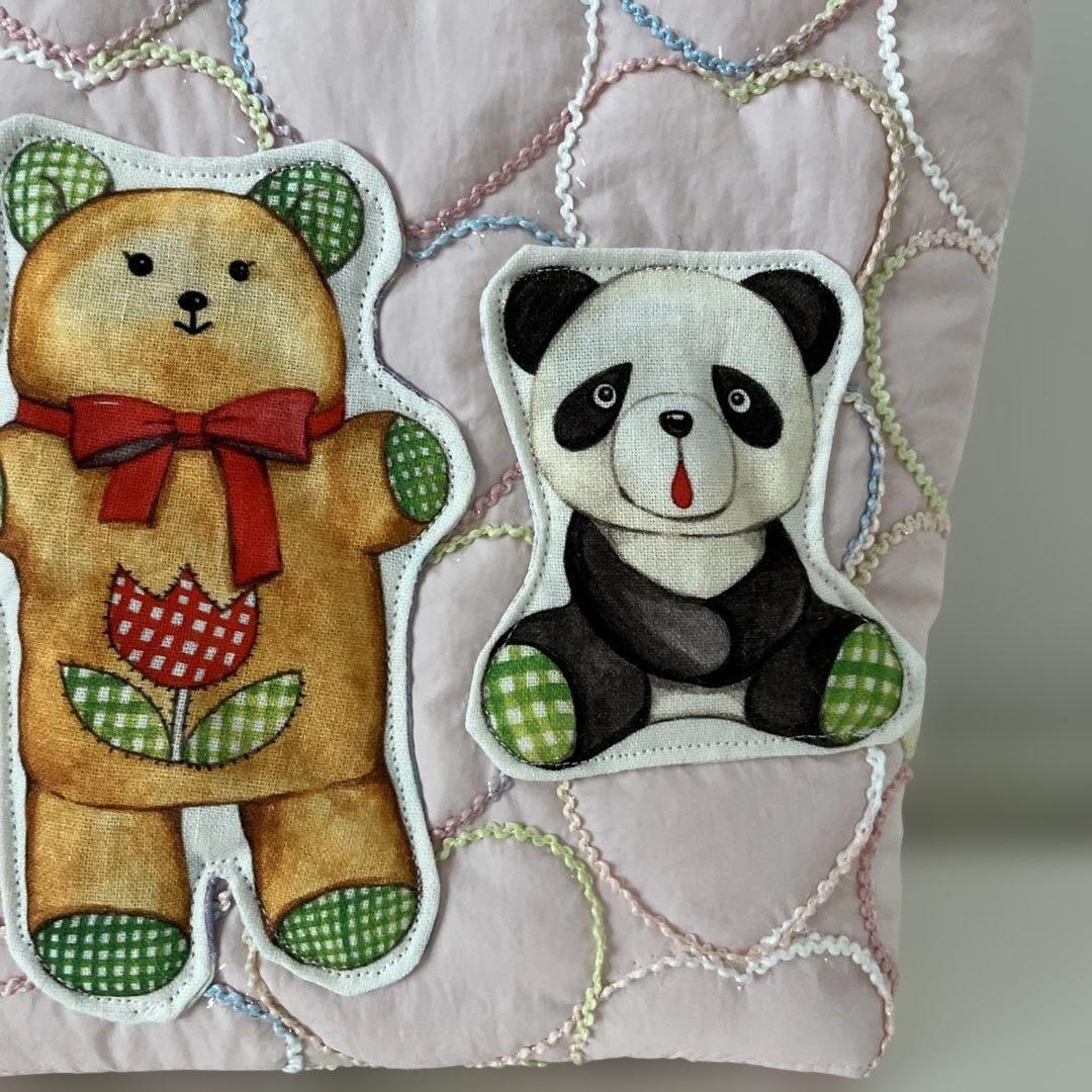 ルミちゃん キルト生地トートバッグ ハンドメイド コヤンイサムチョン