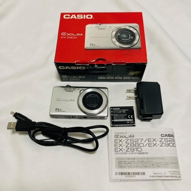 CASIO EXILIM EX-Z900 シルバー デジタルカメラ - メルカリ