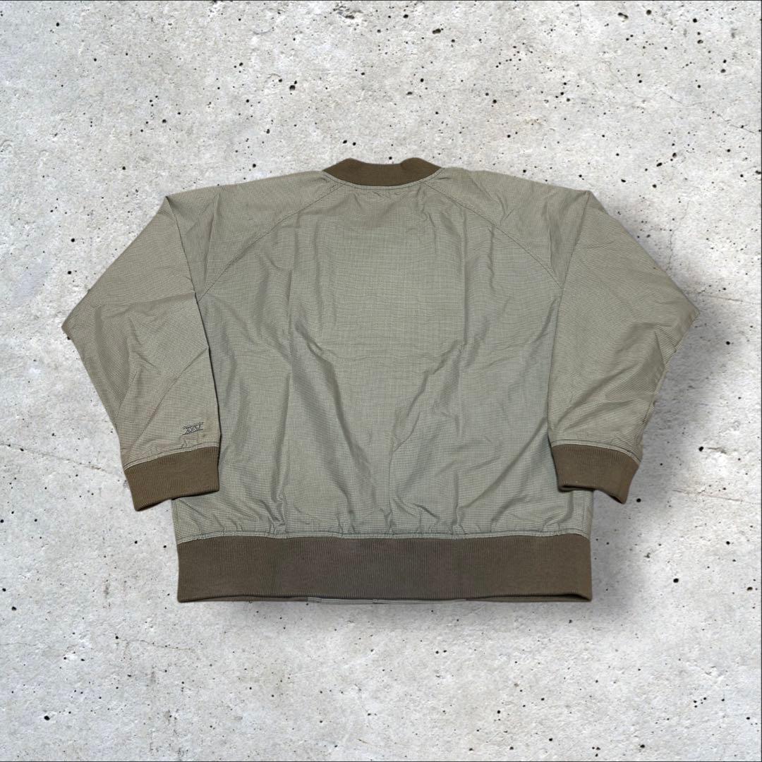 old stussy 90s スタジャン ブラウン ガンクラブチェック - メルカリ