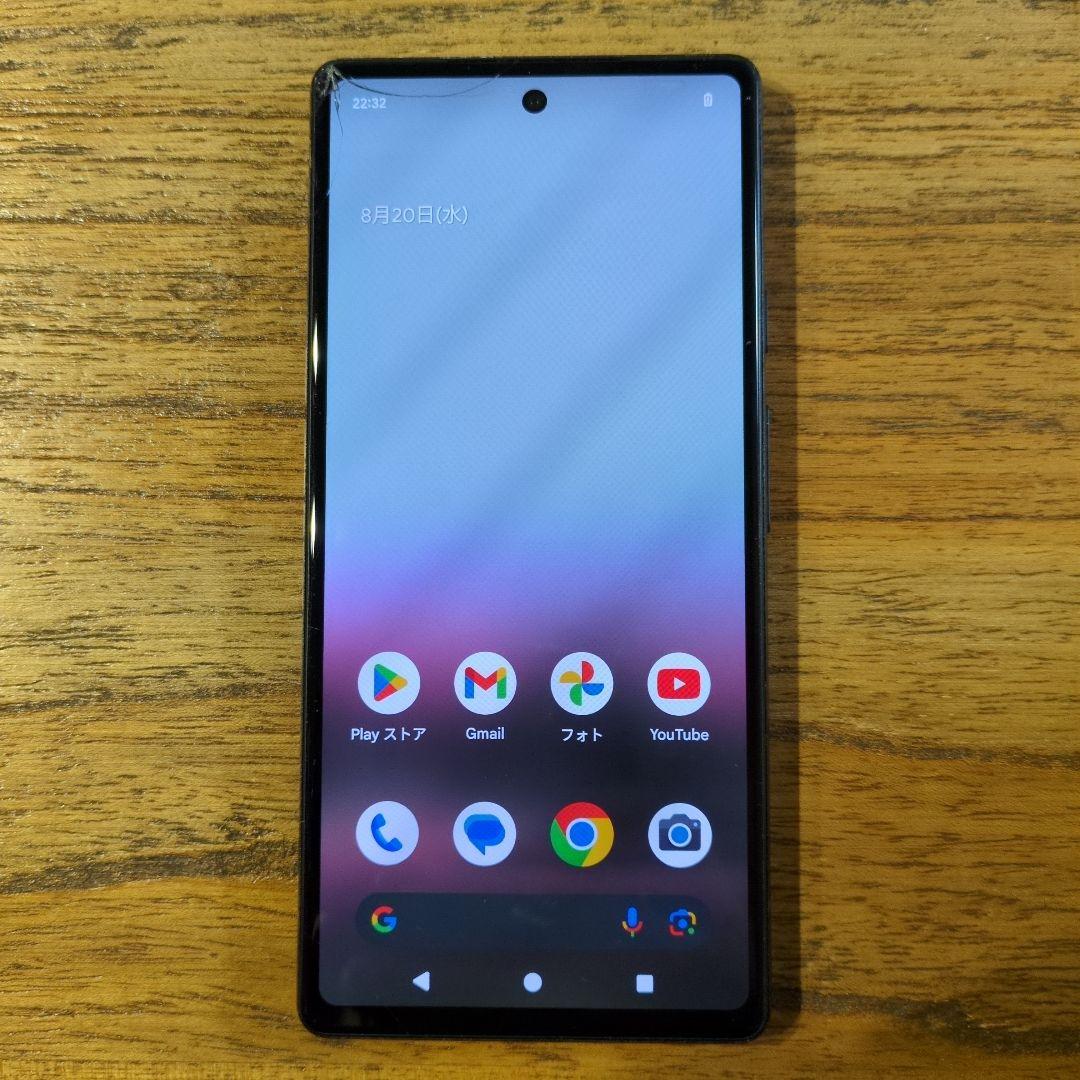 Google Pixel 6a ホワイト 画面割れあり オマケ付き - メルカリ