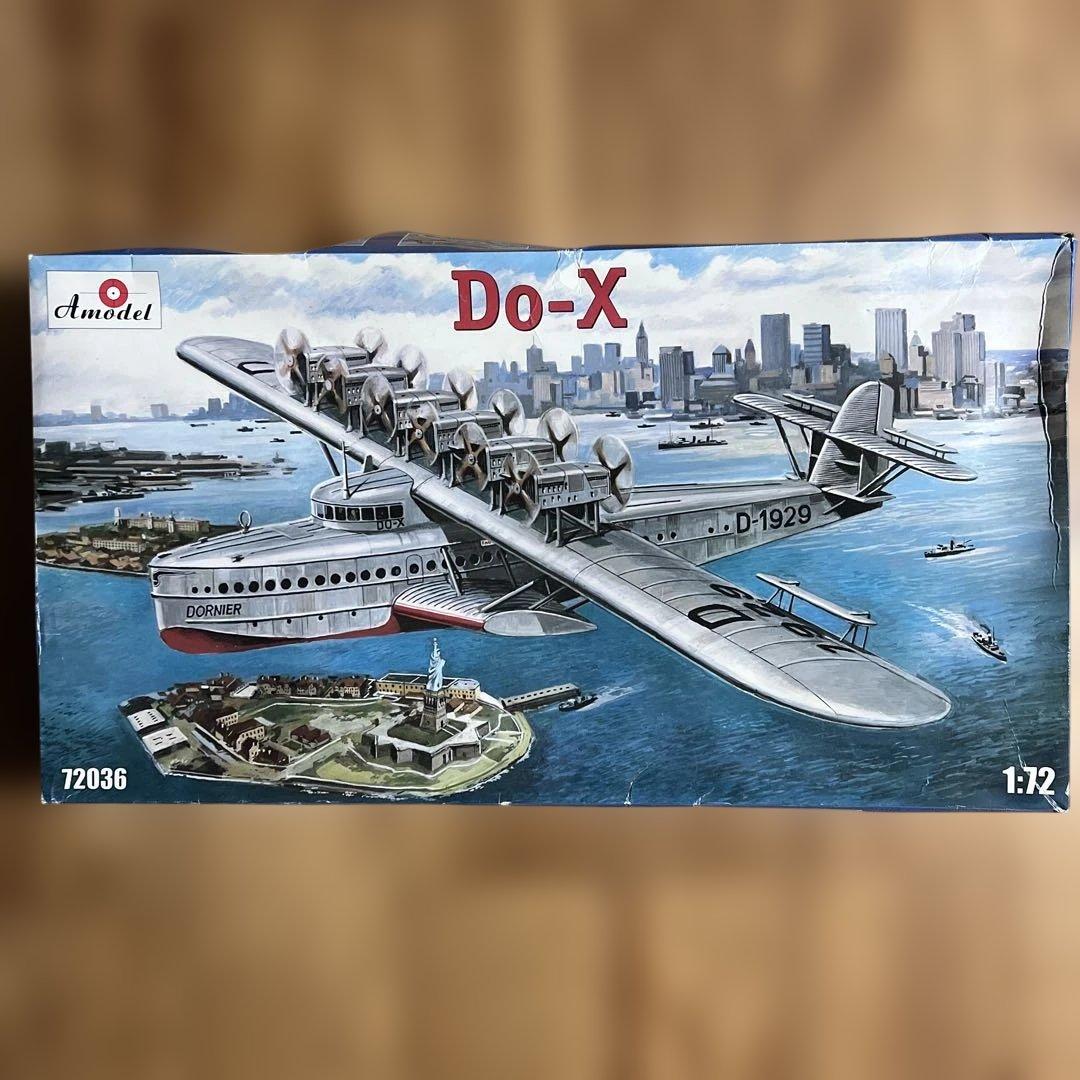 ドルニエDo-X 超大型旅客飛行艇 1/72未組立プラモデル ドルニエ Do-X (プラモデル) - ホビーサーチ ミリタリープラモ
