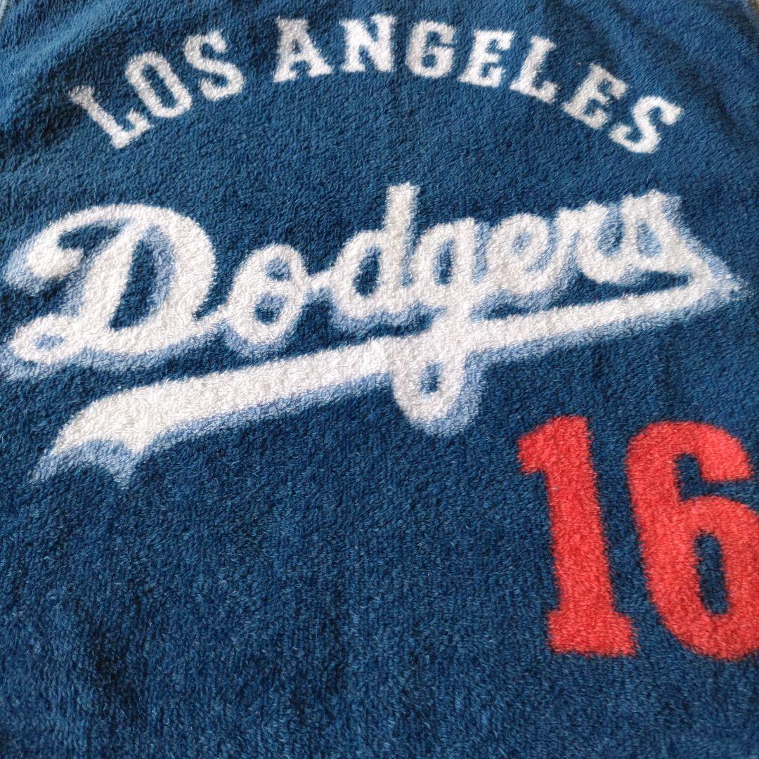 メジャーリーグ ロサンゼルス ドジャース ハンドタオル 野茂英雄