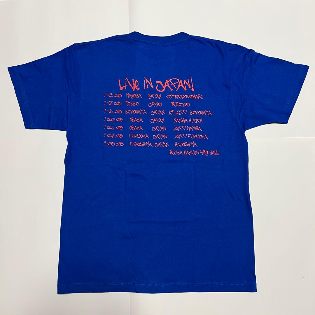 スマッシングパンプキンズ Tシャツ 青 L スマパン グッズ 日本公演