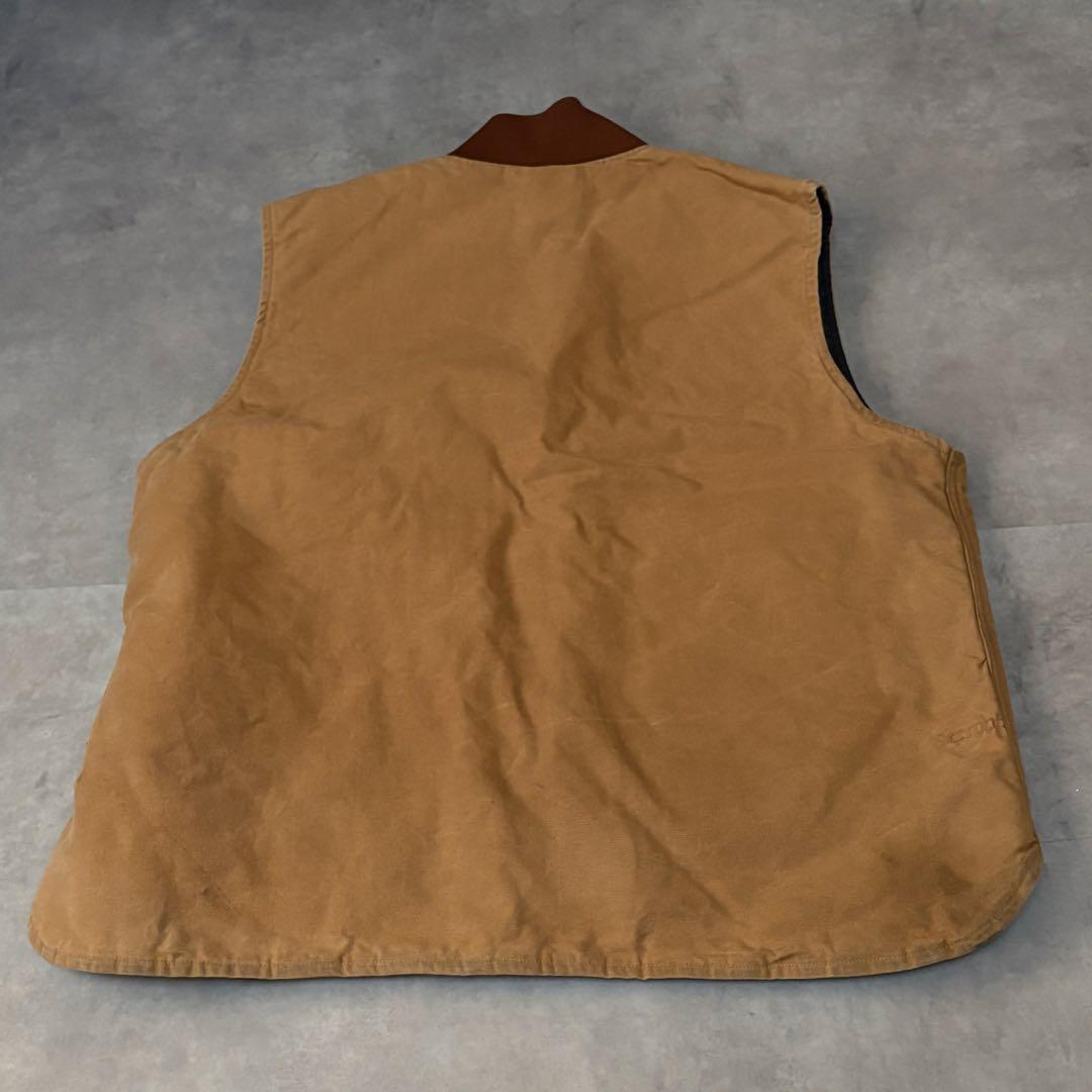 カーハート ダック ワークベスト キルティング裏地 XL〜XXL相当