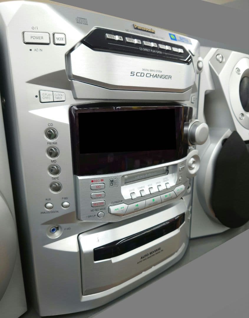 【5連装CDチェンジャー搭載】Panasonic SA-NS77MD コンポ - メルカリ