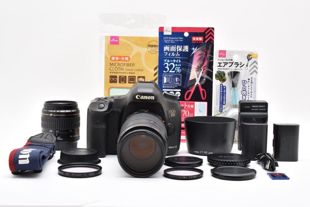 デジタルカメラ Canon EOS 5D mark III/EF 75-300/EF 35-80