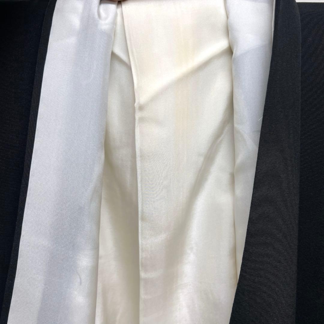 黒留袖 五つ紋 比翼付き 金糸 銀糸 金彩 銀彩 渦巻き 着物 103b d