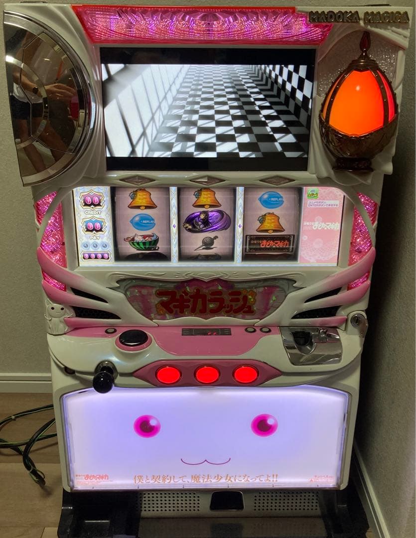 【オートプレイ機能付き】　初代　まどマギ　実機　パチスロ メーシー SLOT 魔法少女まどか☆マギカ [まどマギ] 中古パチスロ実機