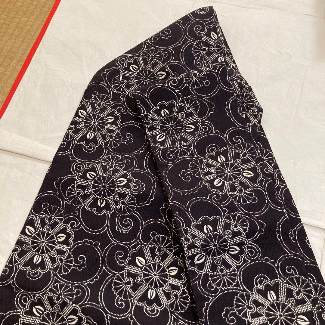 名古屋帯 印伝風 全通柄 長尺 一蔵 ICHIKURA パールトーン