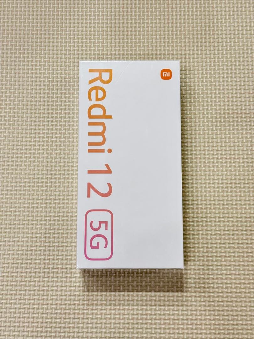 Xiaomi Redmi 12 5G ミッドナイトブラック 128GB ROM Xiaomi Redmi 12 DUAL SIM 128GB ROM + 4GB RAM (GSM Only | No CDMA