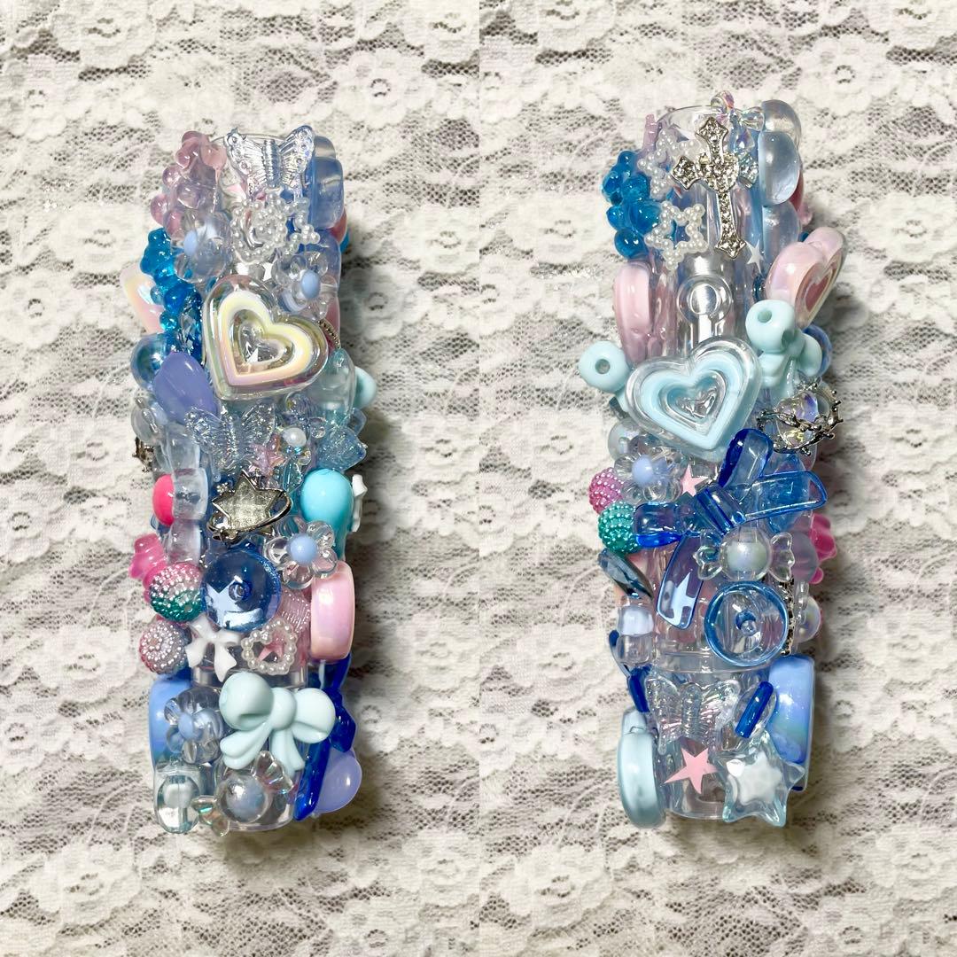 ⑴ iQOSイルマワンケース iQOS エンジェルブルー デコケース レジン