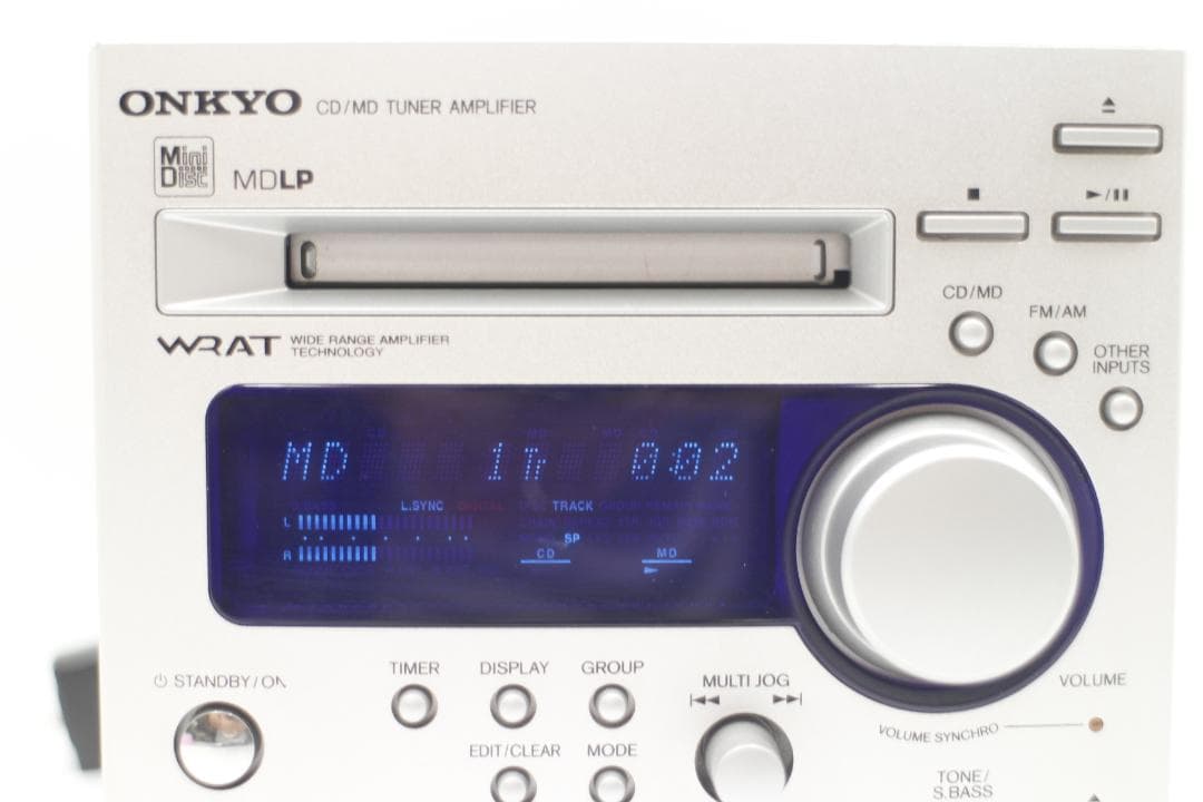 M-TN 2051] ONKYO FR-N3X CD/MDチューナーアンプ - メルカリ