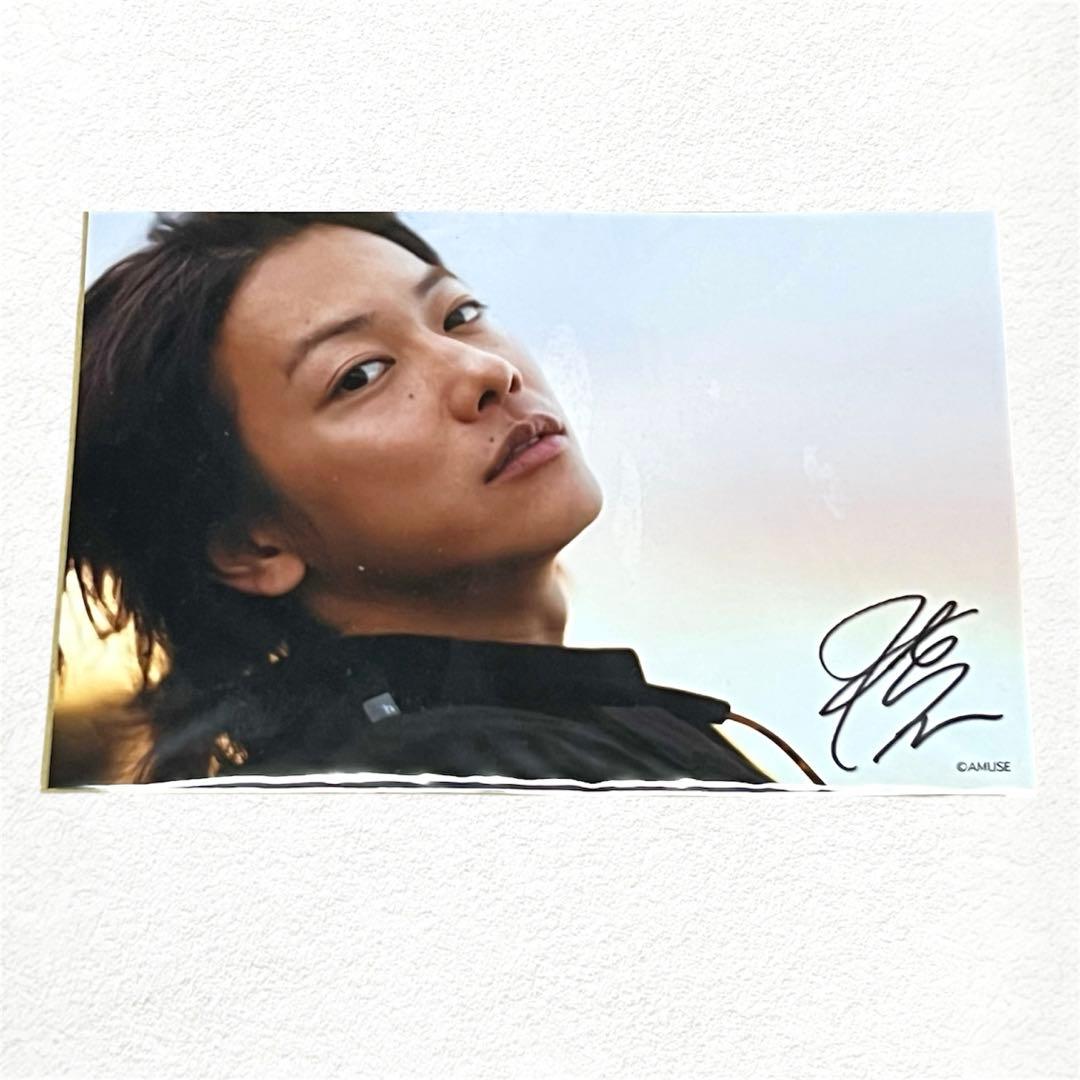 新品未開封】佐藤健 サイン入りプリント生写真＆億男ポストカード豪華