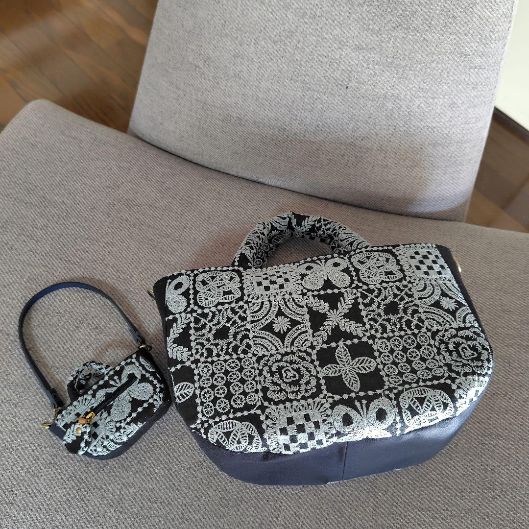 ミナペルホネンコロンバック手持ちもコロンハンドメイドバック - メルカリ