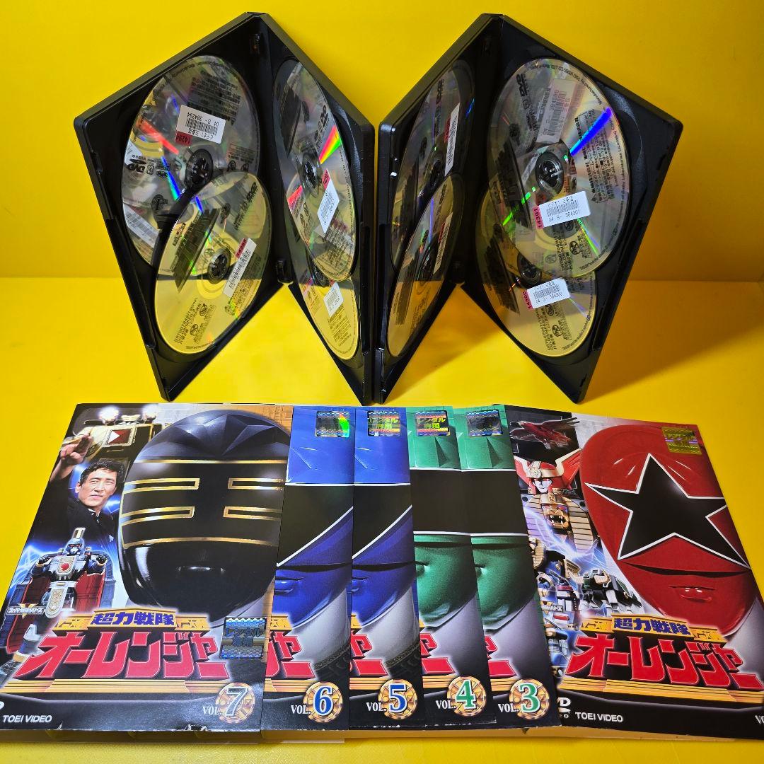 新品ケース交換済み 「超力戦隊 オーレンジャー」DVD全8巻セット