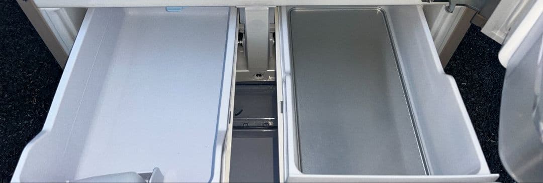 日立大型5ドア冷凍冷蔵庫401L節電モードLED照明自動製氷機能付き2017年