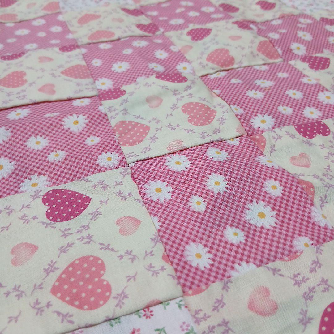 ハンドメイド♡パッチワーク♡マルチカバー - メルカリ