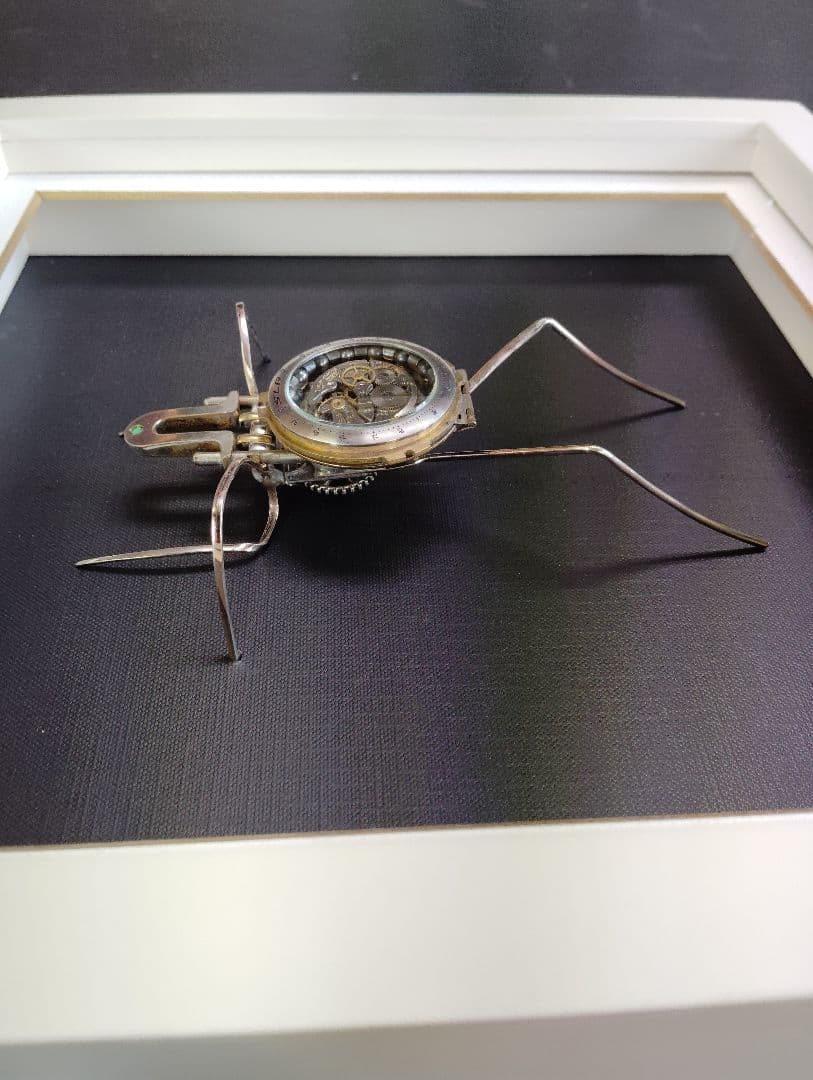 スチームパンク 懐中時計使用昆虫（額入り）G-01 - メルカリ