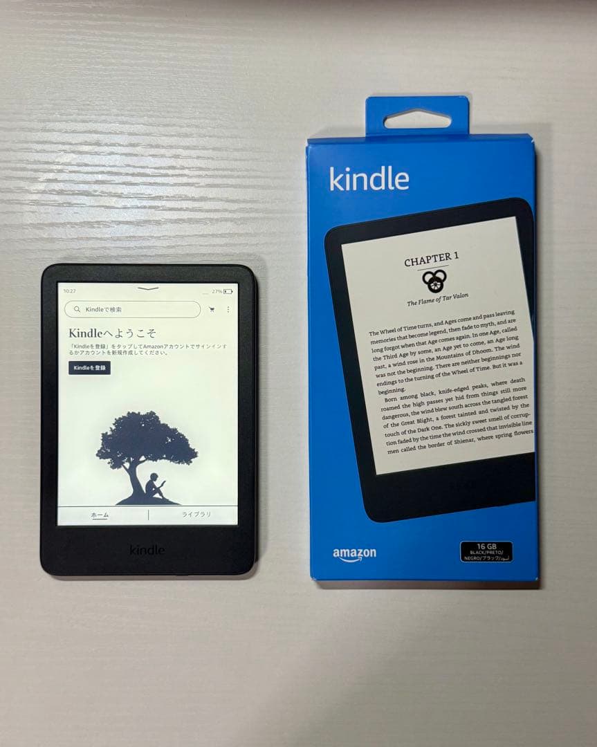Kindle（6インチ／第11世代／16GB／広告なし／保護フィルム付き） amazon（アマゾン） Kindle 第11世代 16GB ブラック 2024年発売モデル