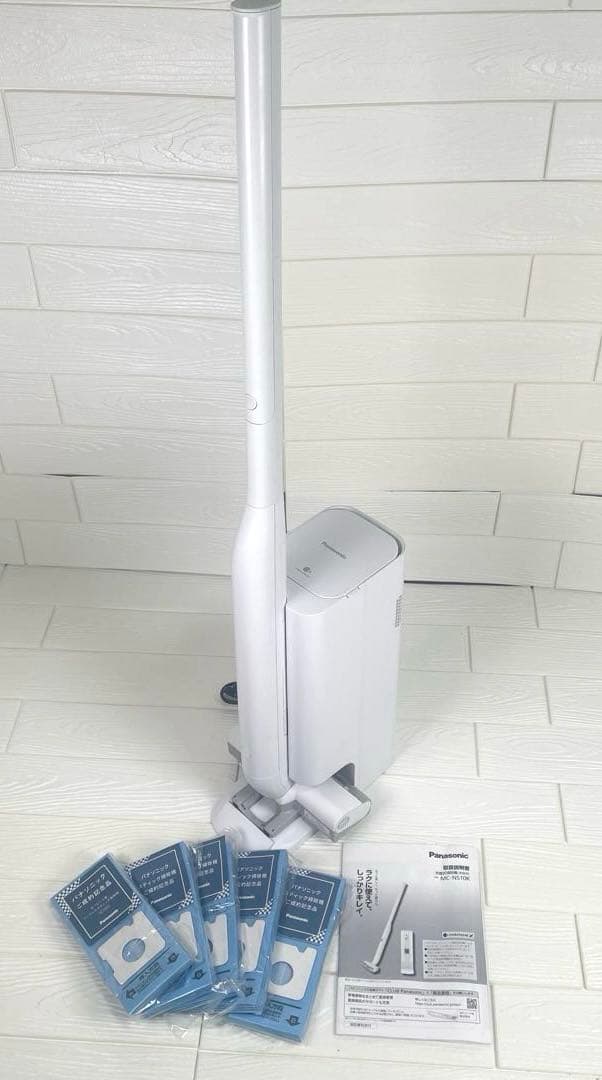 Panasonic 充電式掃除機 MC-NS10K 2023年製 紙パック付き セパレート型コードレス スティック掃除機 POWERCORDLESS（パワー